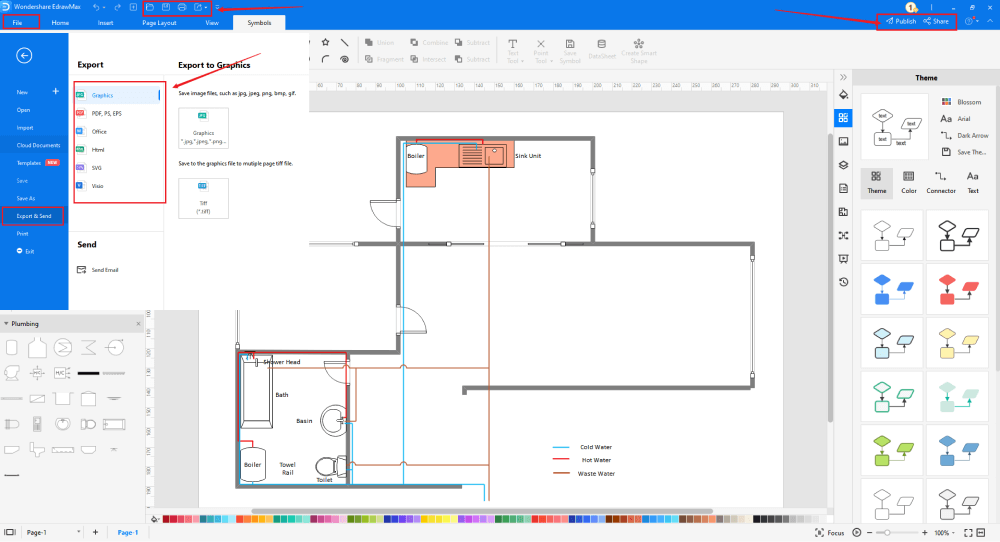 Plumbing Piping Plan The Complete Guide EdrawMax