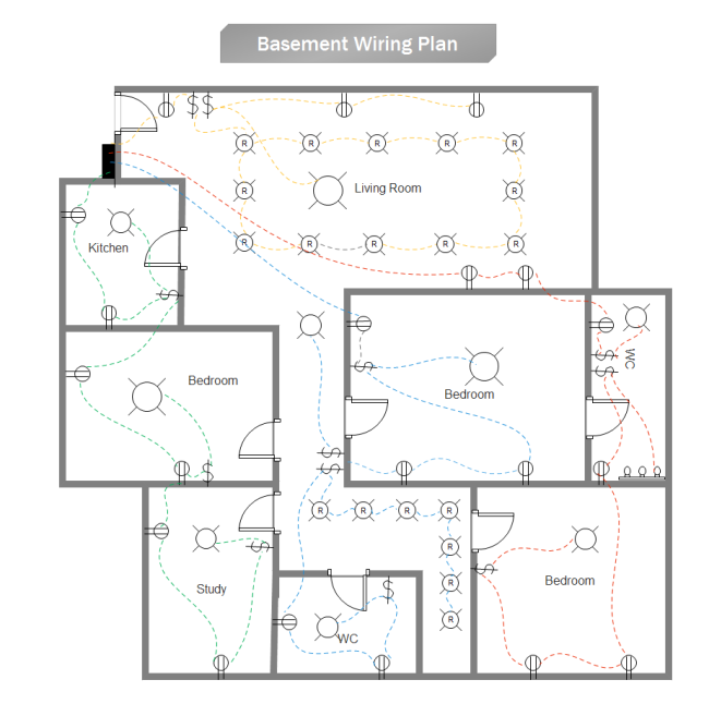 Electrical Plan Bedroom Wiring Diagram Raw