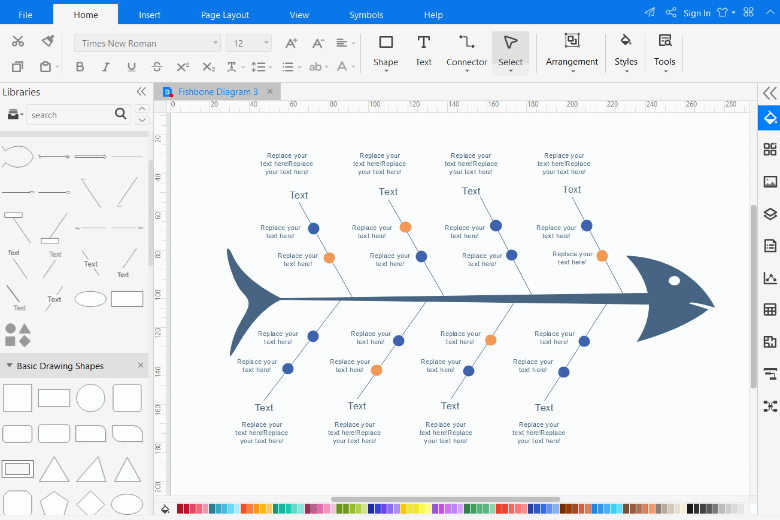 Fishbone Diagram Visio