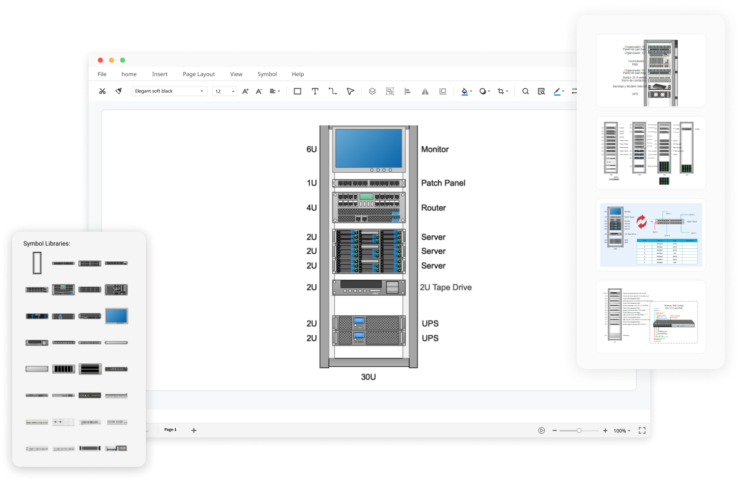 Rack Diagram Software