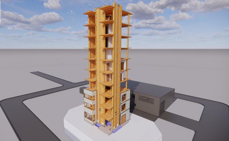 tall wood building