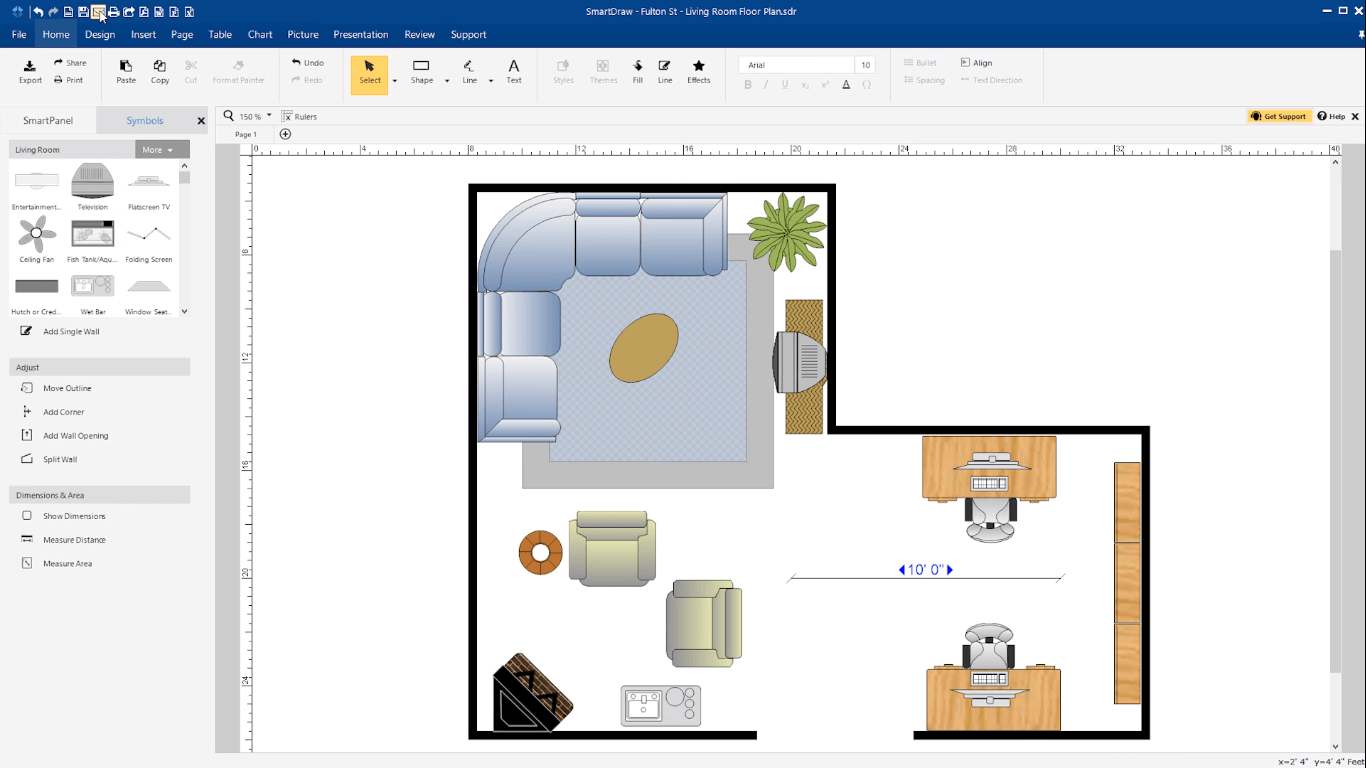 Building Diagram Software Free Online Floor Plan Creator Edrawmax   Smartdraw 