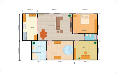 House 2D Drafting Plan