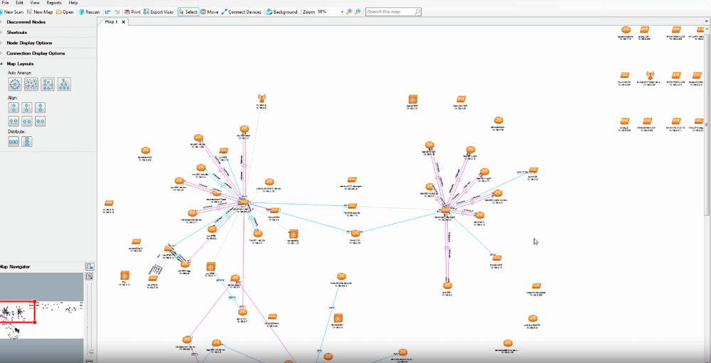 melhor software de diagrama de rede