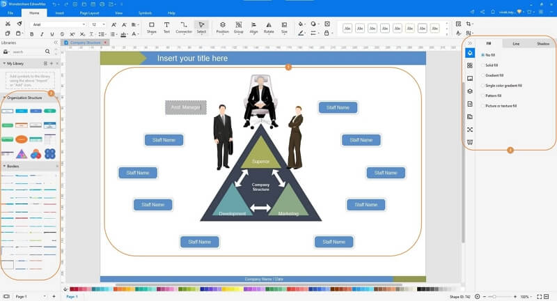 Personalize e prepare o diagrama