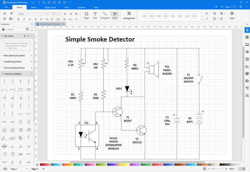 best free software for electric circuits drawings