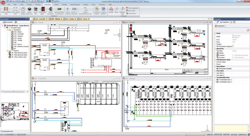 SolidWorks Electrical Schematics