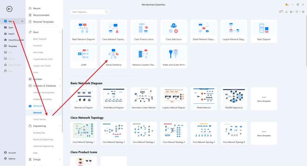 How to Draw an Active Directory Diagram in Visio EdrawMax