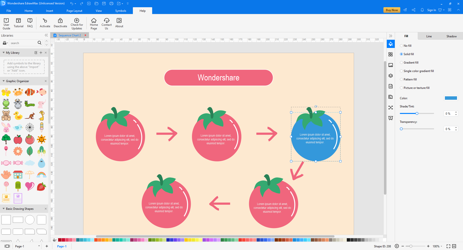 how to make an arrow diagram