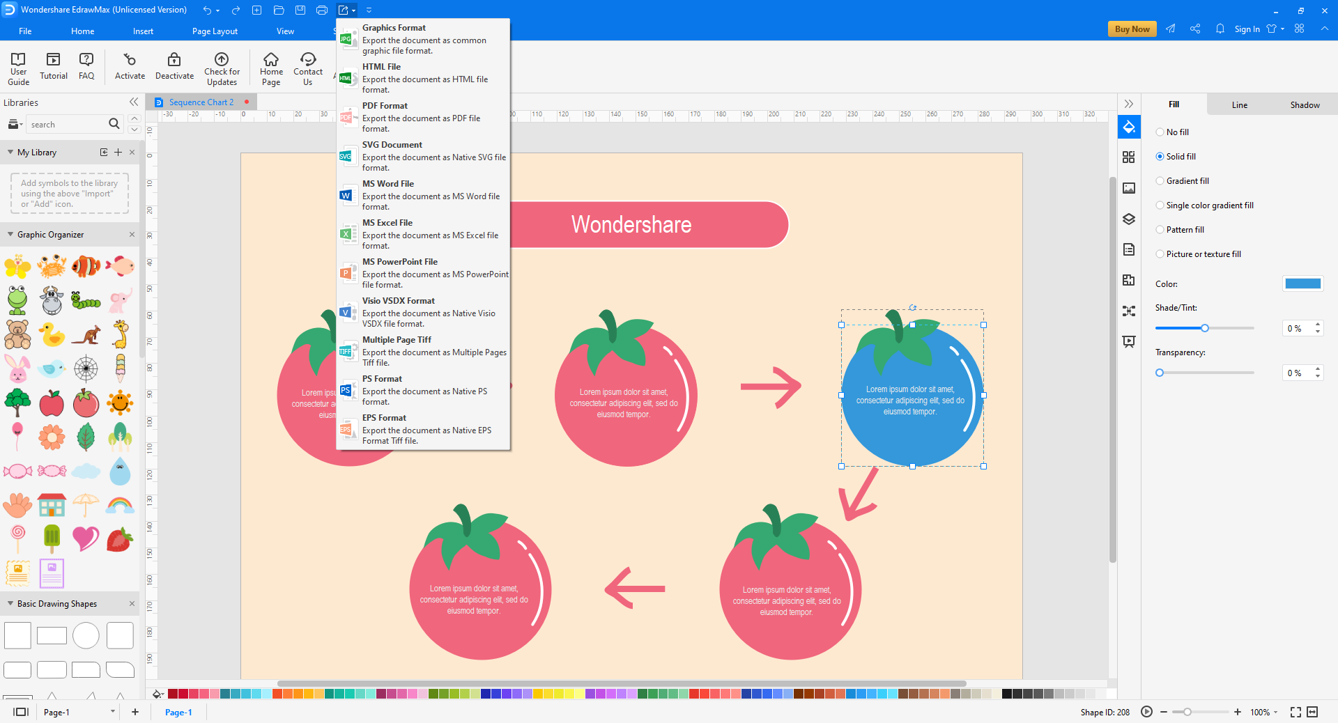 cómo hacer un diagrama de flechas