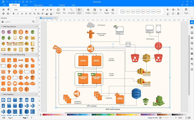 Software de diagrama AWS