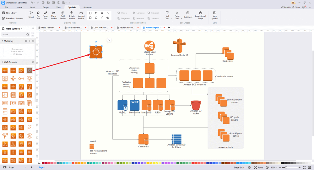 wie man aws-symbole verwendet