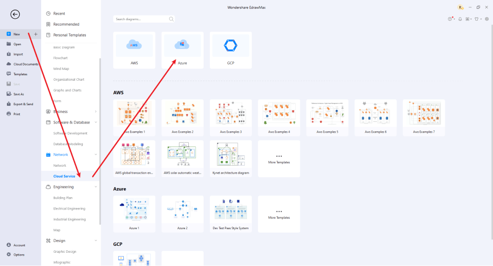 Wie man ein Azure-Architektur-Diagramm zeichnet