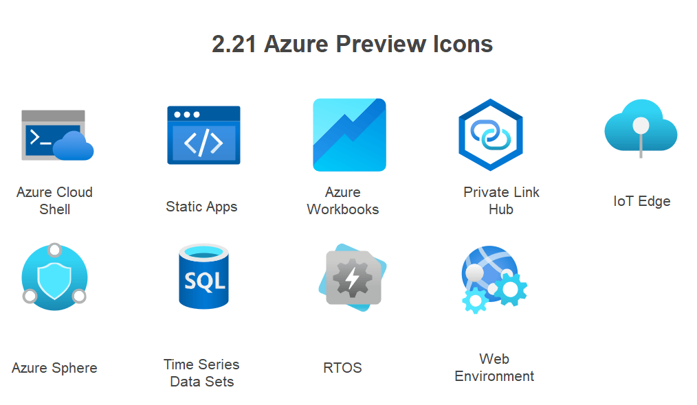 Azure プレビュー アイコン