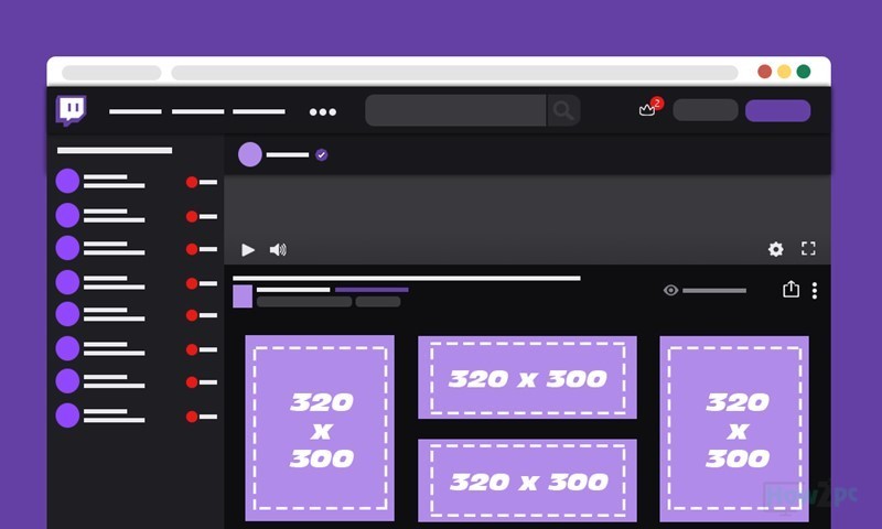 twitch panel sizes