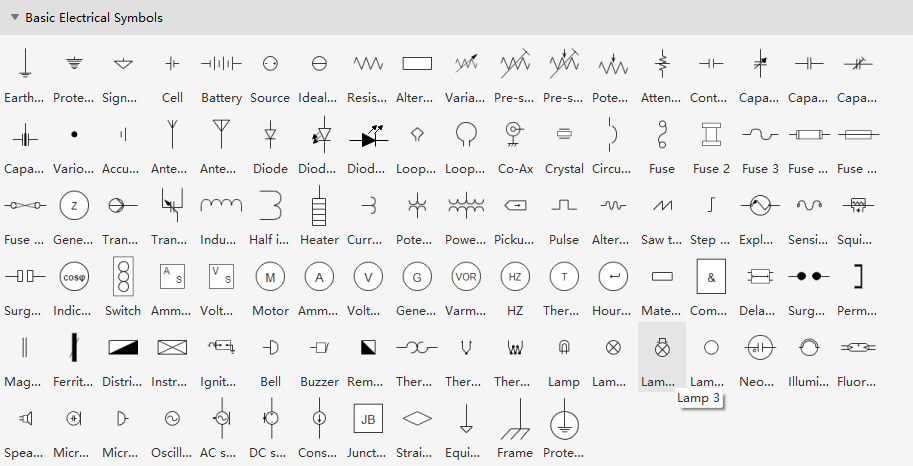 Símbolos eléctricos básicos