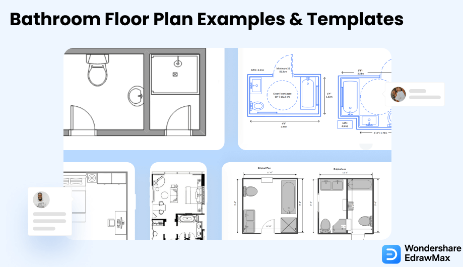 Free Editable Bathroom Floor Plan Examples Templates Isrealli