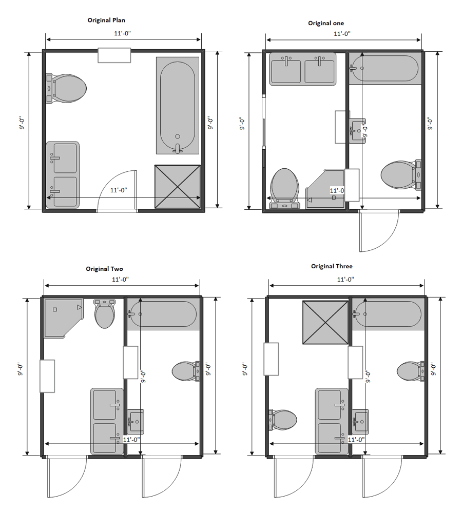 Small Bathroom Floor Plans With Shower Dwg File Cadbu - vrogue.co