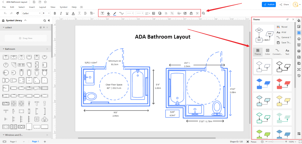 How to Use Bathroom Templates