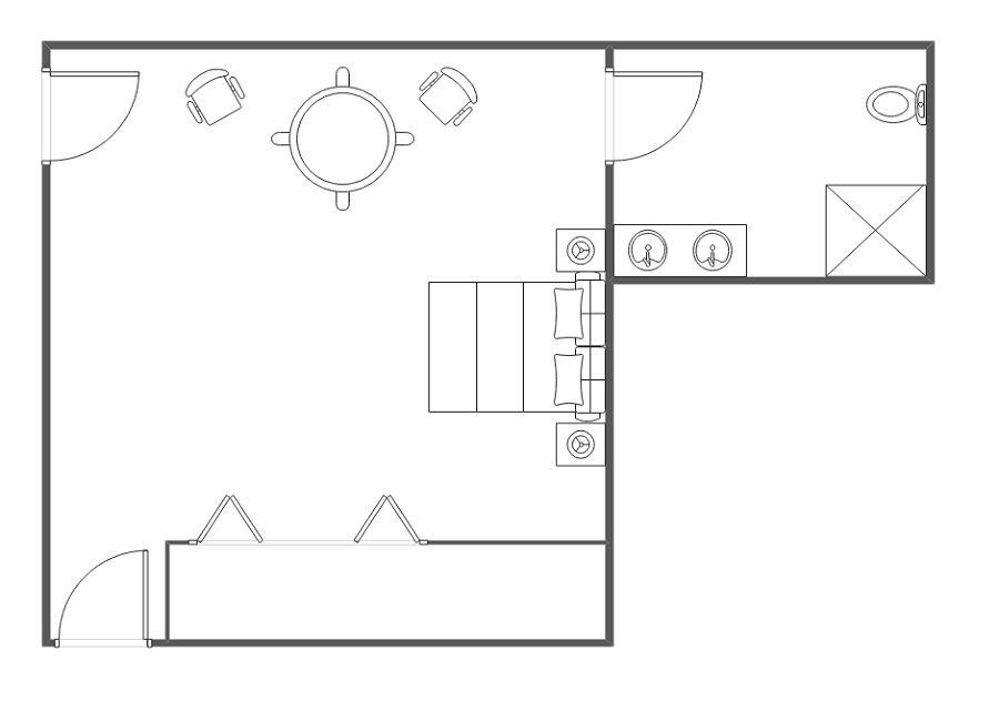 Free Editable Bedroom Floor Plan Examples And Templates Edrawmax 