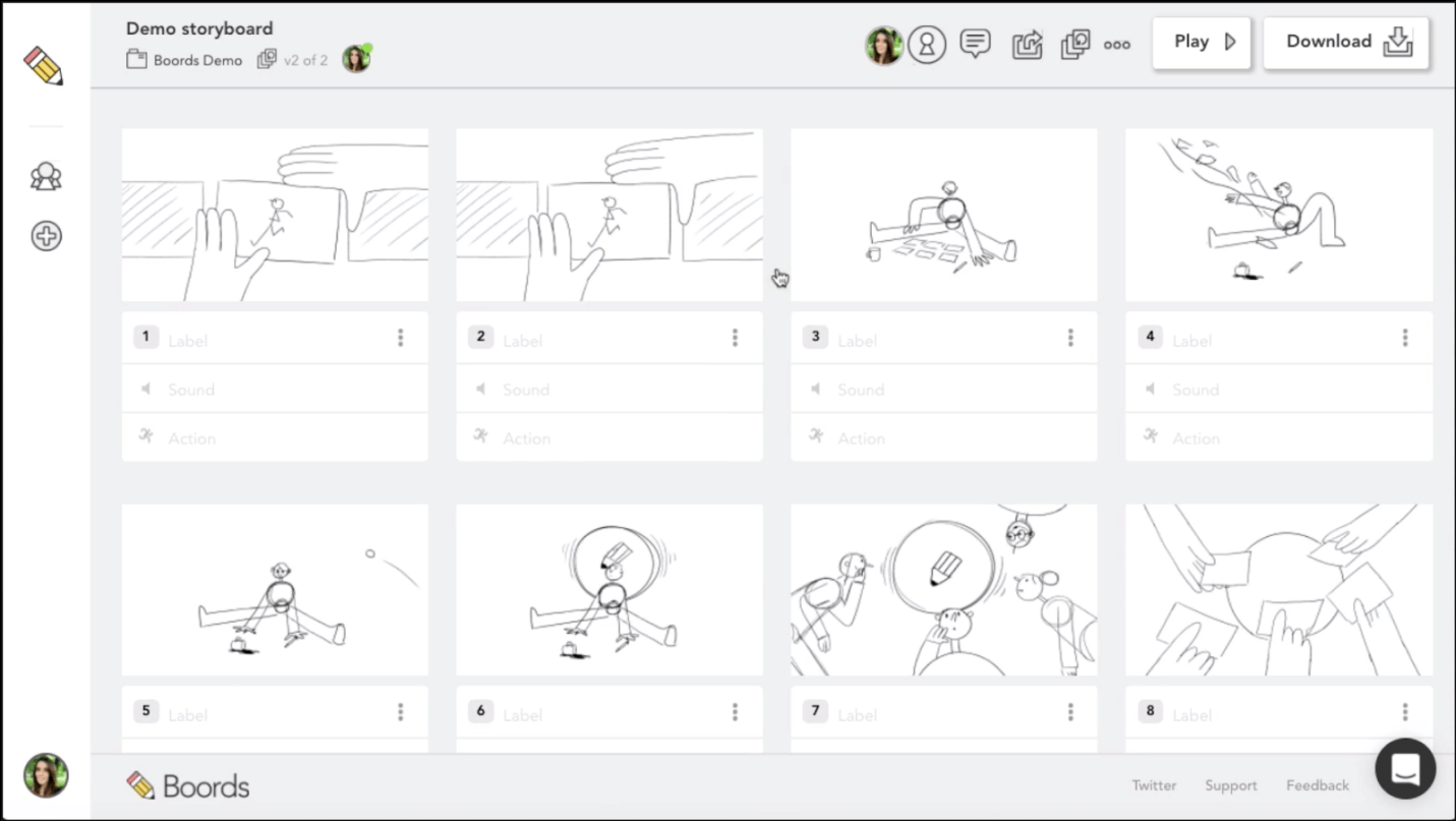 Free Storyboard Creator Online: Write, Draw, Collaborate & Export