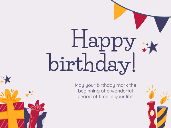 Digital card Printable Happy Birthday Card Happy Birthday Card Best Wishes Card