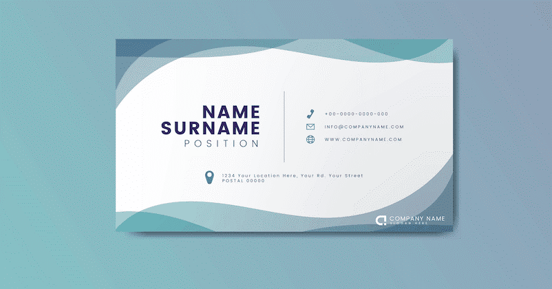 Standard Business Card Size | EdrawMax