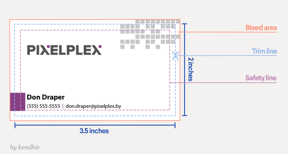 Standard Business Card Size Edrawmax