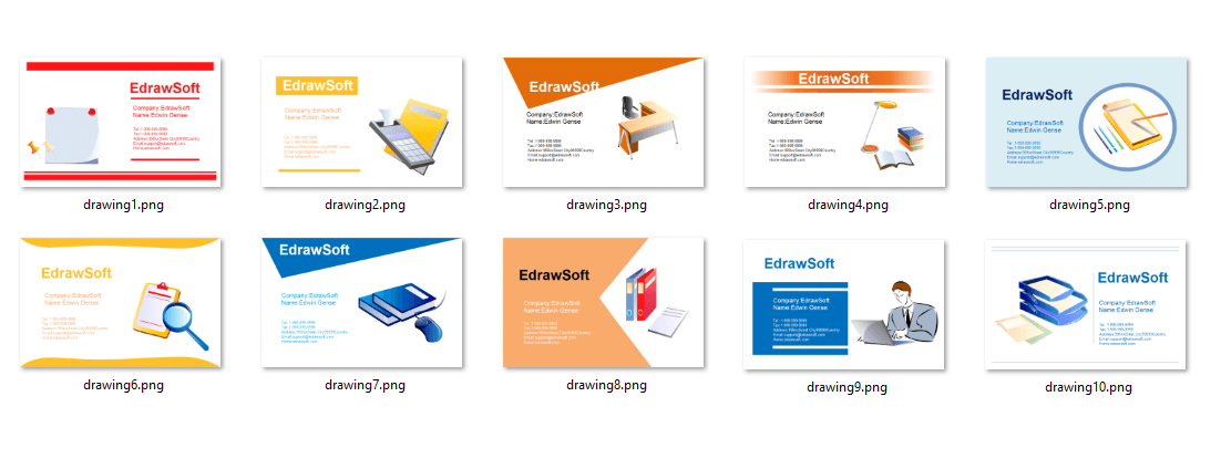 Business Card Templates about office