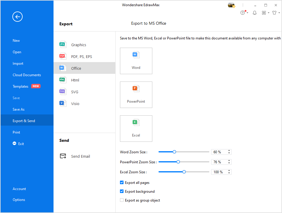 Export a Card Template to Word