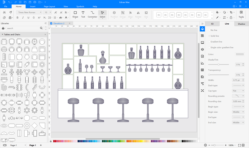 Software de design de armários