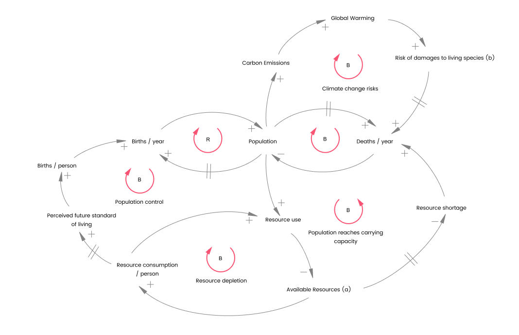 Causal Loop Diagram Tool