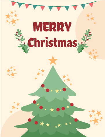 Christmas Card Design Template