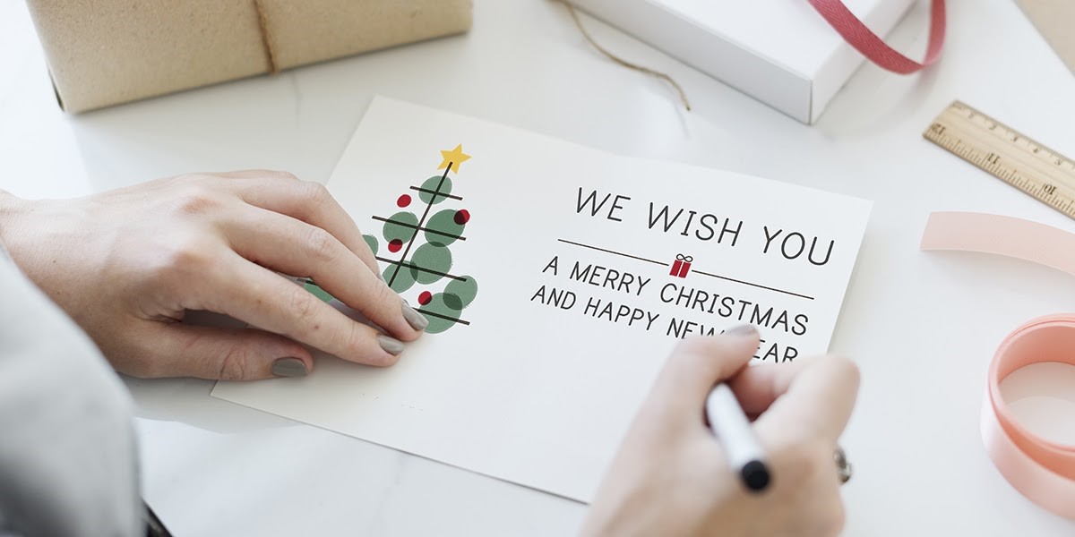 how to write a xmas card