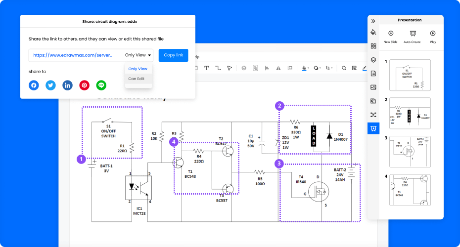 presentation de schéma électrique