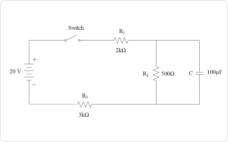exemple schéma circuit électrique résistance-condensateur