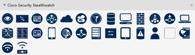 ícones de segurança cisco stealthwatch