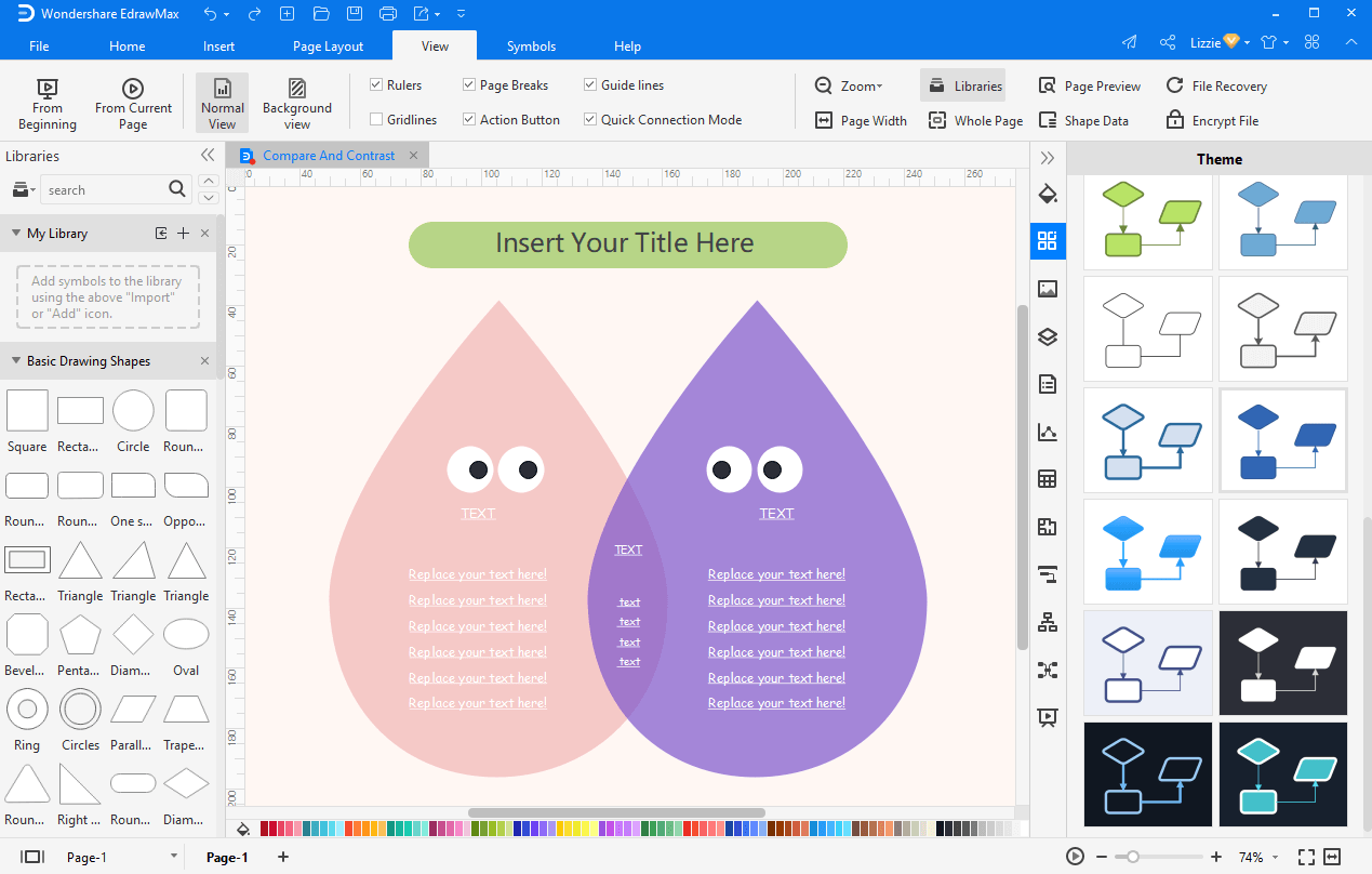 compare-and-contrast-graphic-organizers-free-templates-edraw