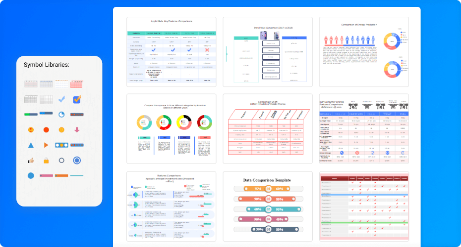 Free Comparison Chart Maker with Free Templates EdrawMax