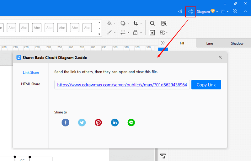 make electrical diagram in EdrawMax