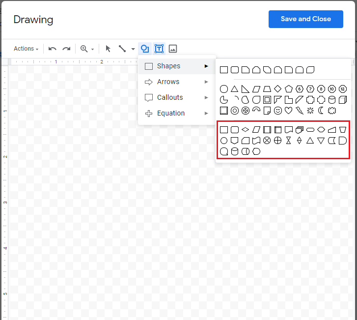 How to make a flowchart in Google Docs