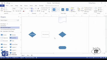 How to make a flowchart with Visio