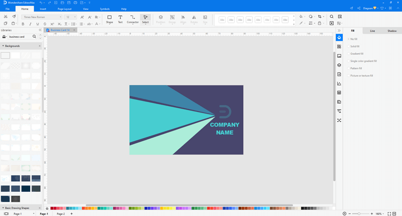 How To Create A Business Card Edraw