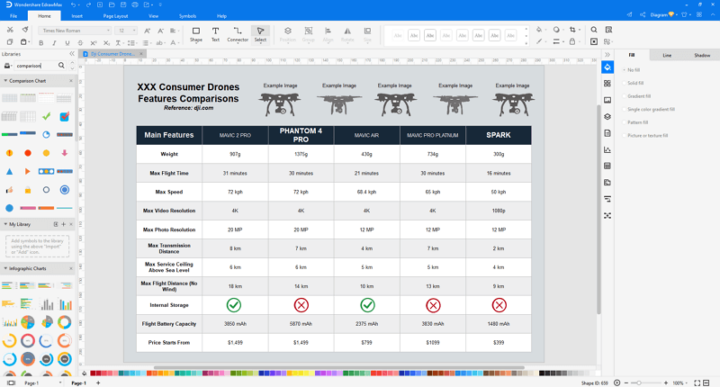 How To Create A Comparison Chart In Word