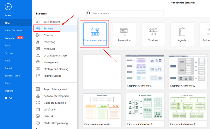 categoría de diagrama de arquitectura de empresa abierta