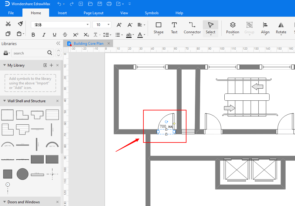 Add Floor Plan Shapes