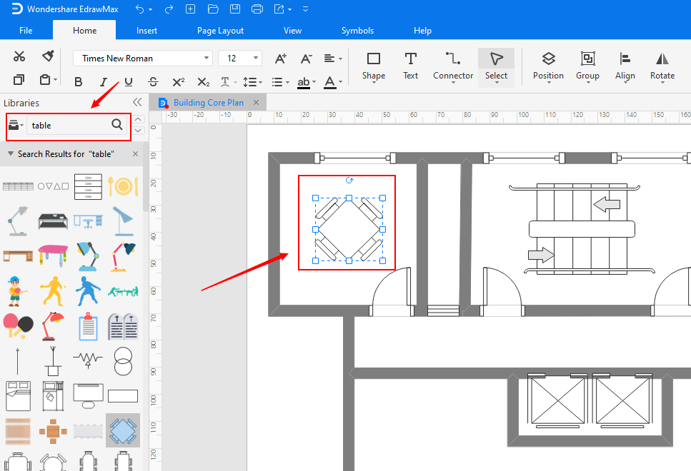 Complete a Floor Plan