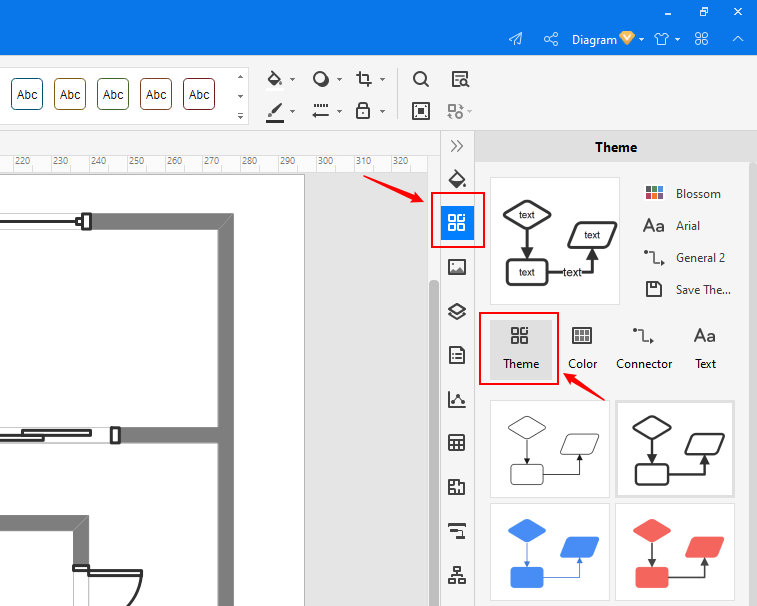 Change Floor Plan Theme