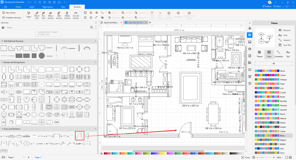 how to draw a floor plan