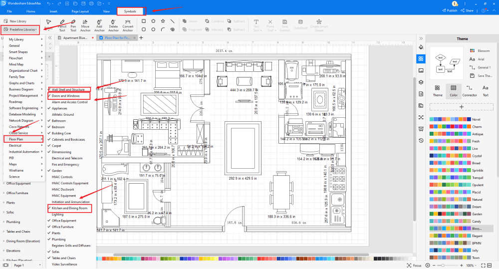 how to draw a floor plan